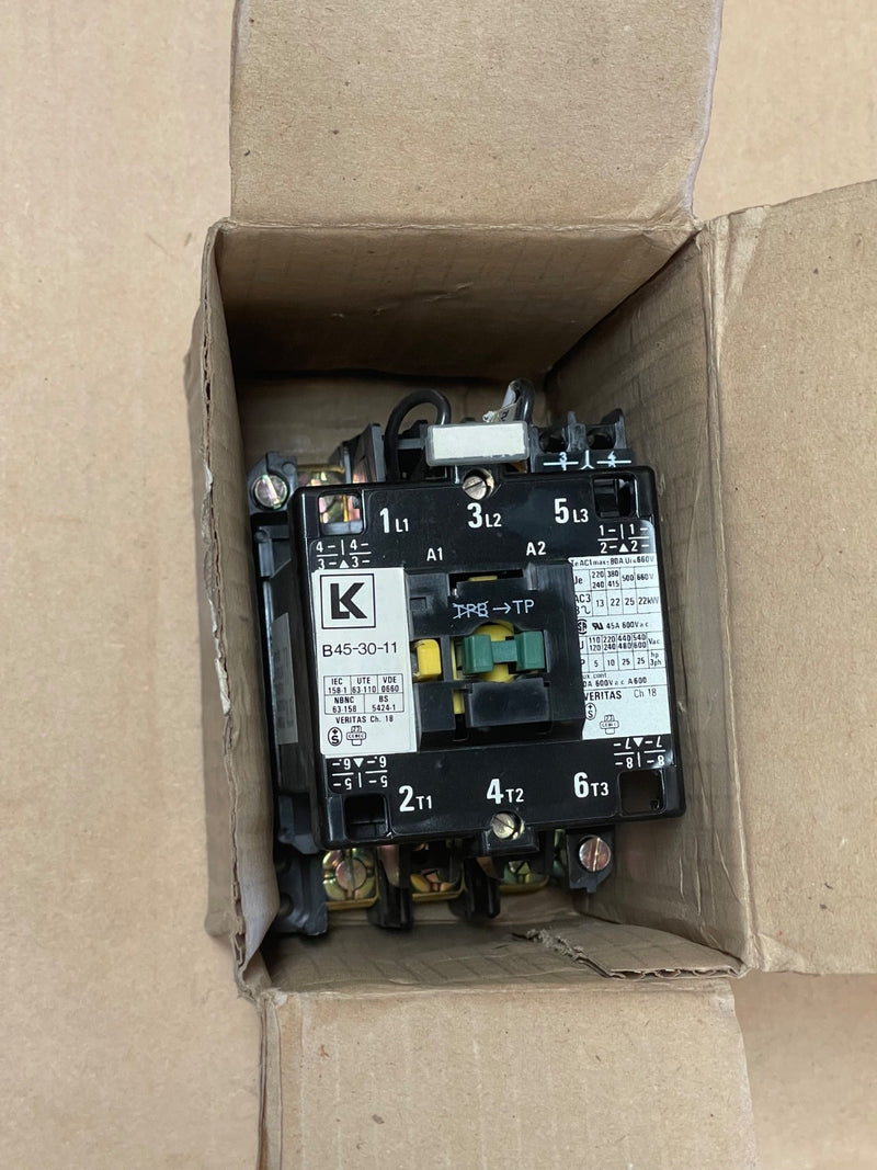 LK – B45‑30‑11 – Industrial 3‑Pole AC Contactor (30 A / Coil TBD)
