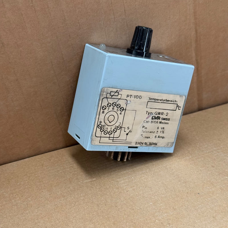 EMA – GWR-2 – PT100 Temperature Control Relay 220VAC