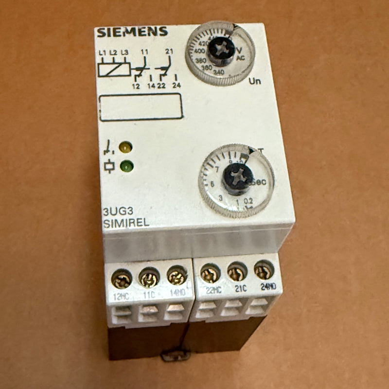 Siemens – 3UG3013-1BP60 – 3-Phase Voltage Monitoring Relay