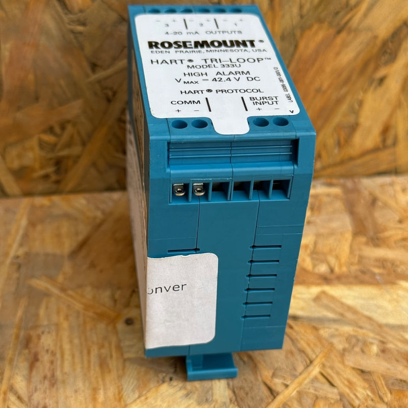 Rosemount – 333U (HART Tri-Loop) – HART-to-Analog Signal Converter (High Alarm)