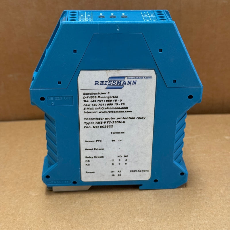 Reissmann – TMS-PTC-230-A – Thermistor Motor Protection Relay