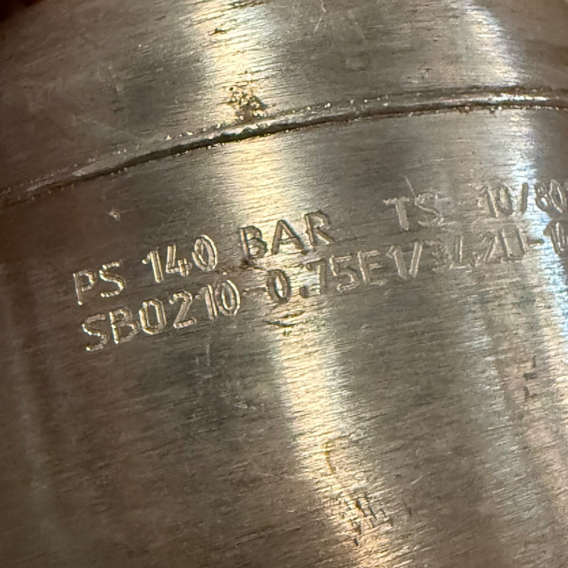 Hydac – SB0210-0.75E1/342U-140AB – SBO Series Diaphragm Accumulator