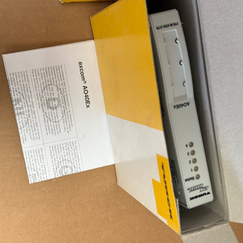 Turck – AO40EX (6884002) – Excom I/O System 4-Channel Analog Output Module