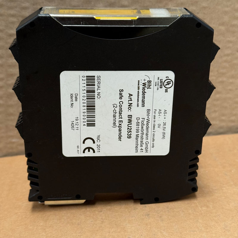Bihl+Wiedemann – BWU2539 – Safe Contact Expansion Module