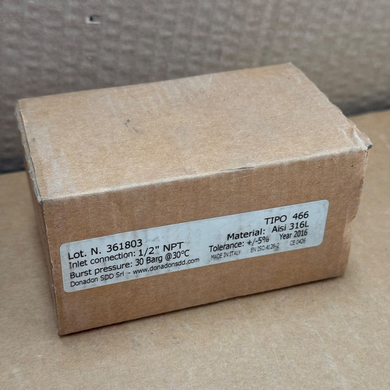 Donadon SDD – Tipo 466 / MCP0008518-0000 (Lot 361803) – Rupture Disc