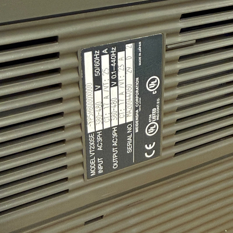Meidensha – VT230SE-1P5HB000X000 – VT230SE Series AC Frequency Inverter
