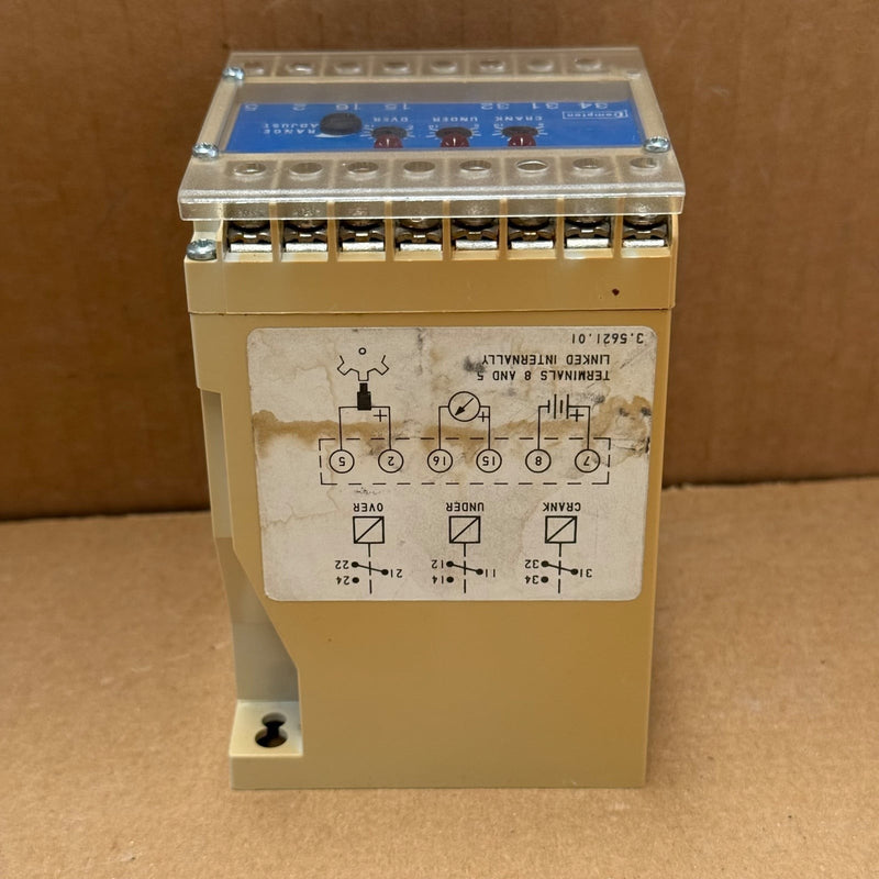 Crompton Instruments – 253-PH34 – Speed Sensing Protector Trip Relay