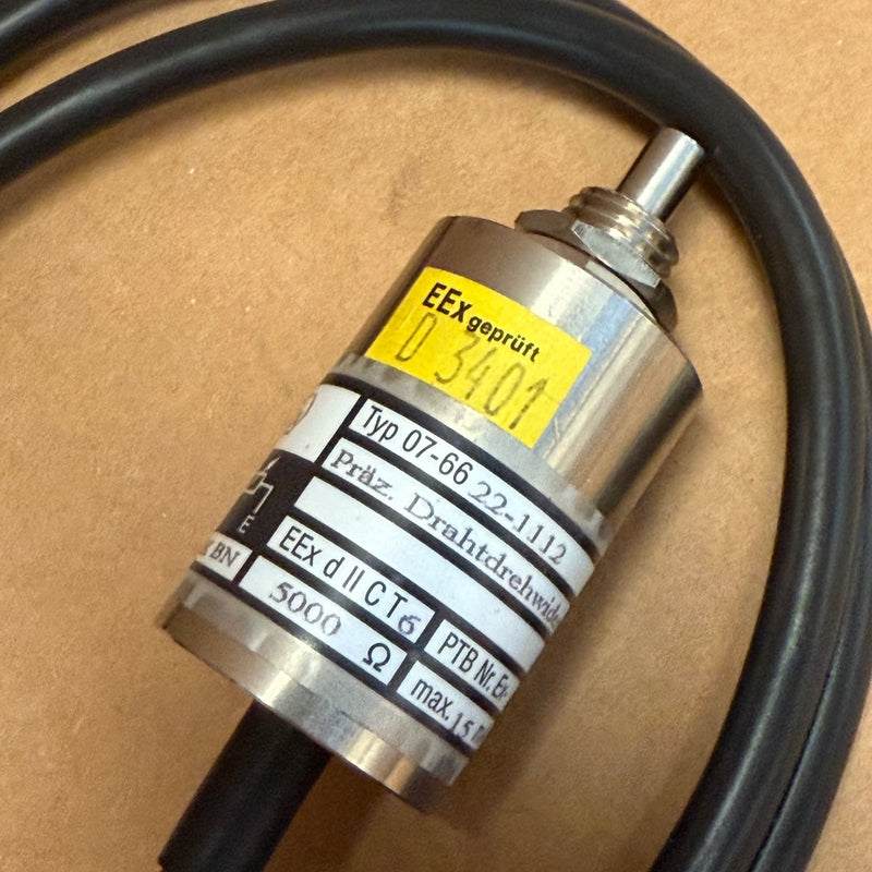 BARTEC – 07-6622-1112 – Potentiometer with Cable Tail / Rotary Control Unit