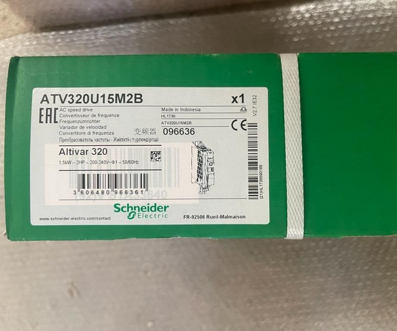 New Schneider Electric, ATV320U15M2B, AC speed drive 1.5kW 200-240V  1-phase