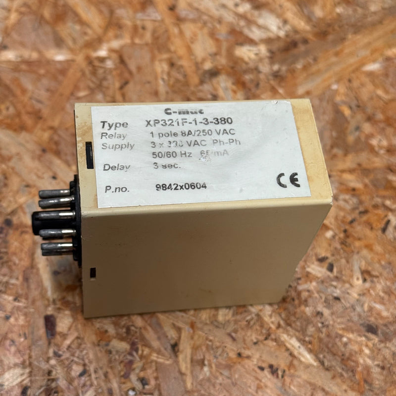 C-mac – XP321F-1-3-380 (9842x0604) – Phase Failure / Voltage Monitoring Relay