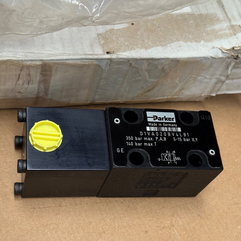 Parker – D1VA020BV4L91 – D1VA Pneumatically Operated Directional Control Valve
