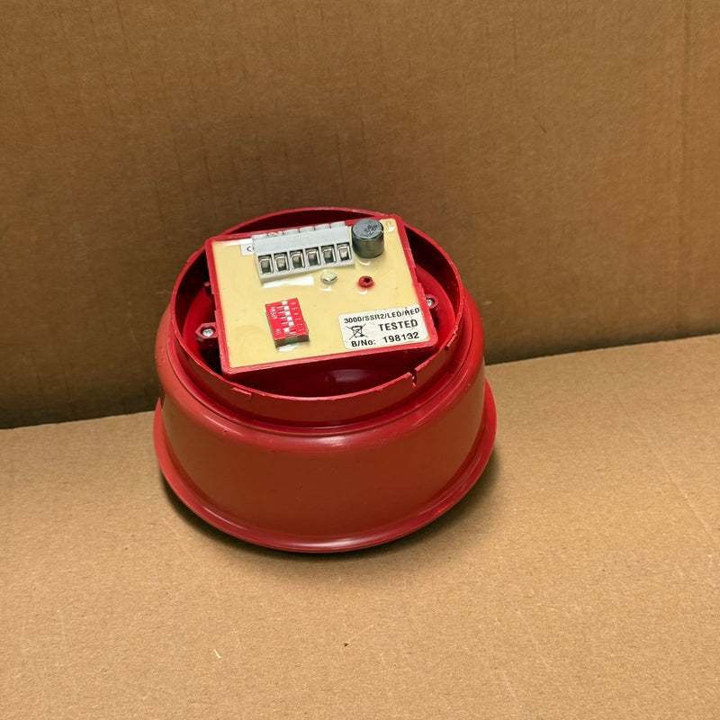 PROTEC – 3000/SSR2/LED/RED – Red LED Sounder Beacon