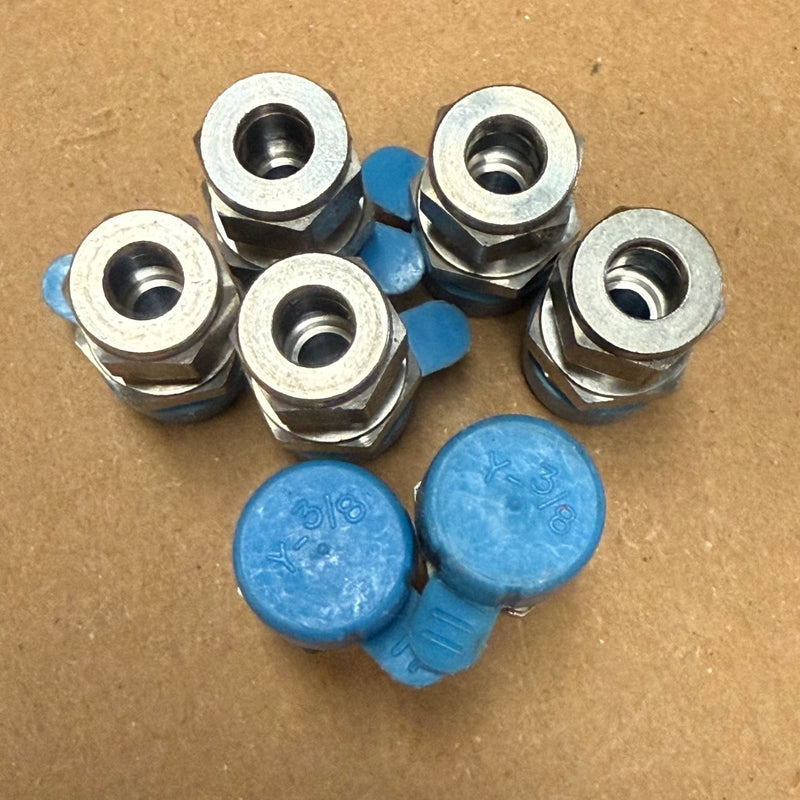 7PCs Parker – M8MSC3/8R-316 – BSPP Male Connector