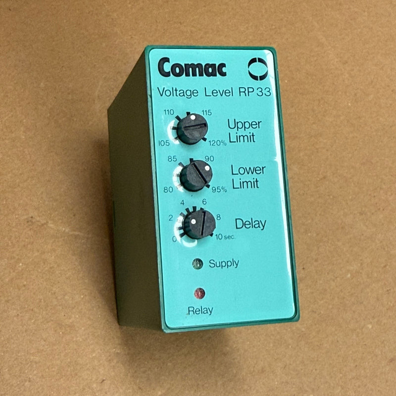 Comac – XP33-1-3-380-002 – Voltage Level RP33 3-Phase Monitoring Relay