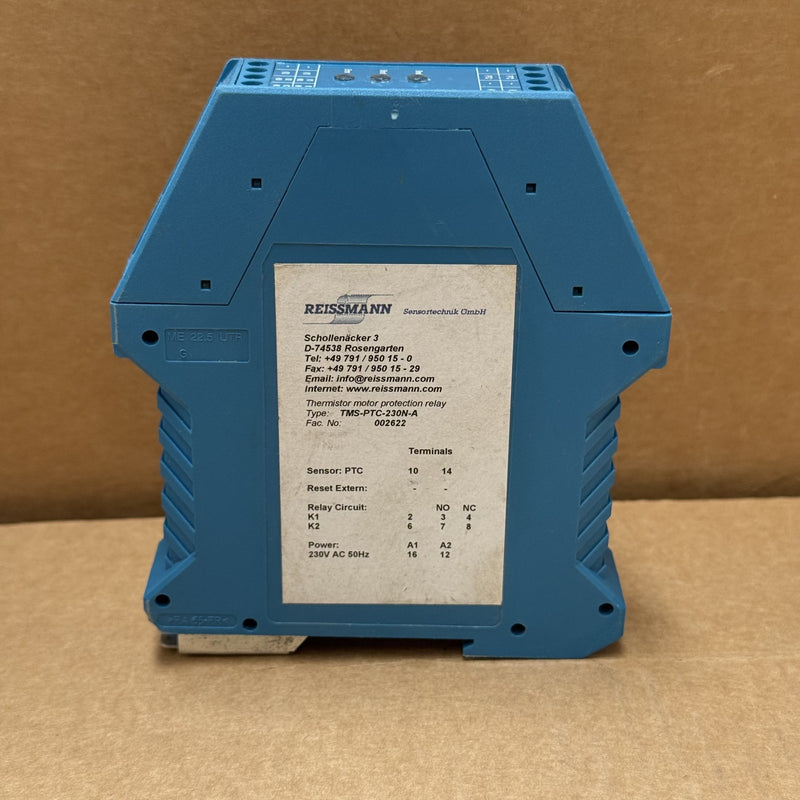 Reissmann – TMS-PTC-230N-A – Thermistor Motor Protection Relay