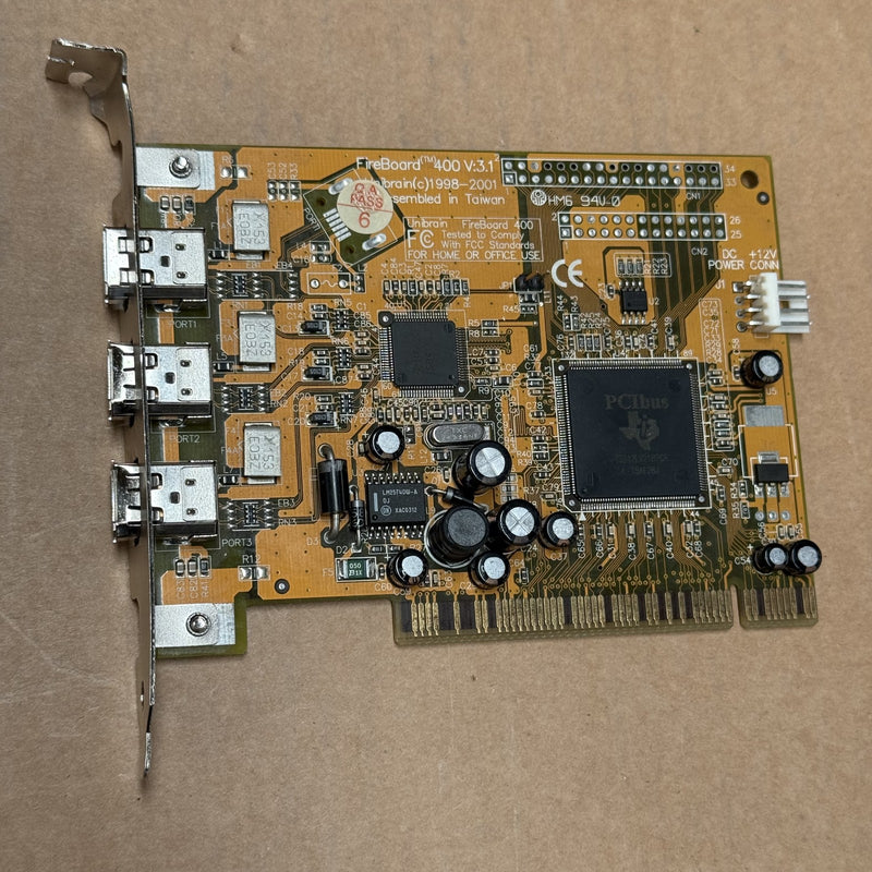 Unibrain – FireBoard 400 Lynx-2 – IEEE 1394a PCI Adapter