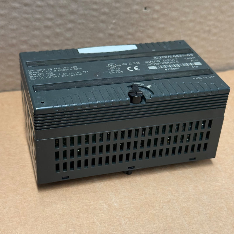 GE Fanuc – IC200ALG630-CB – 7-Channel Thermocouple/Millivolt Analog Input Module