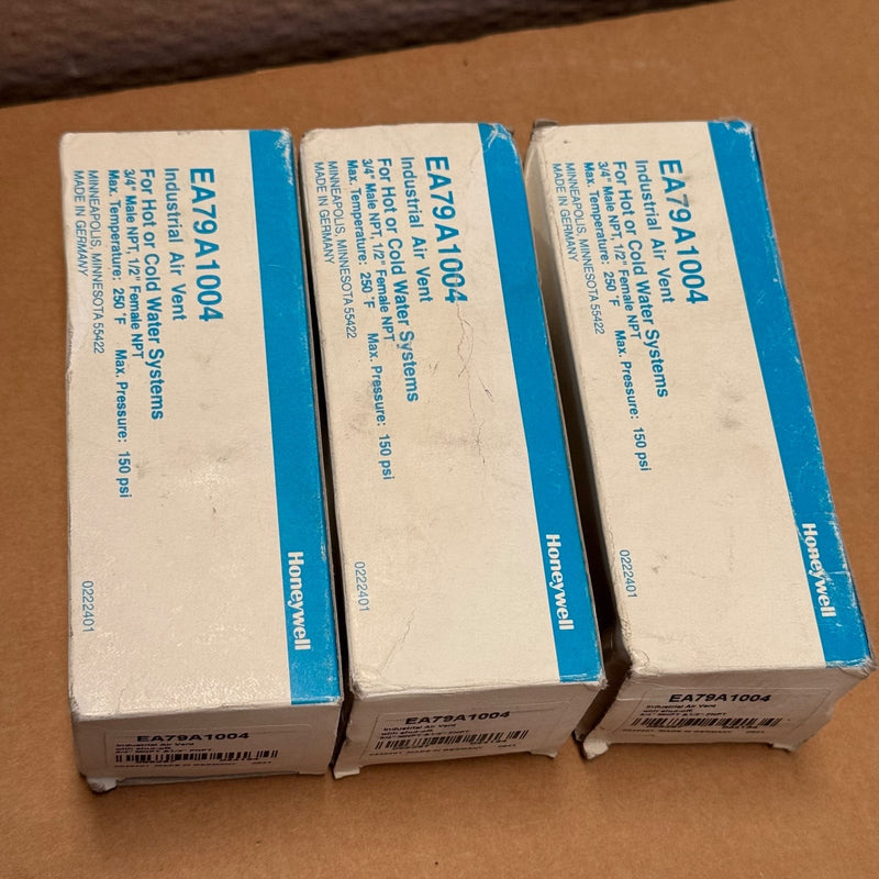 Honeywell – EA79A1004 – Industrial Automatic Air Vent (3/4" x 1/2" NPT, 150 psi)