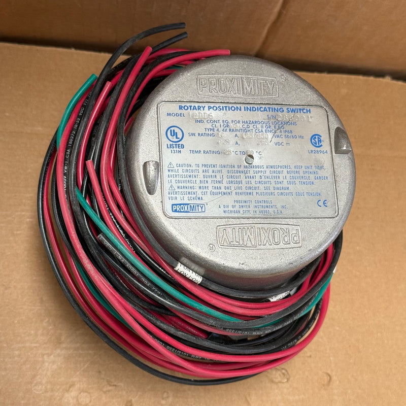 Proximity Controls – 12DD6 – Rotary Position Indicating Valve Switch