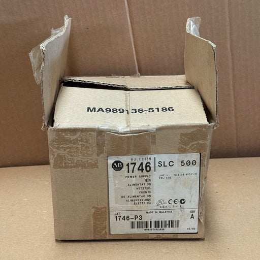 Allen-Bradley – 1746-P3 – SLC500 Modular Chassis 24VDC Input Power Supply Module