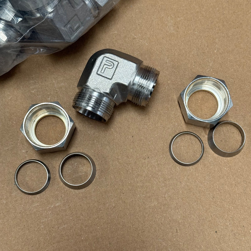 1PCs Parker – 12EE12-316 – A-LOK Double-Ferrule 1-Inch Union Elbow Fitting