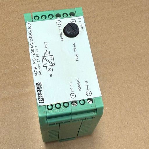 Phoenix Contact – 2786047 (MCR-PS-230AC/24DC/100) – DIN Rail Power Supply Unit