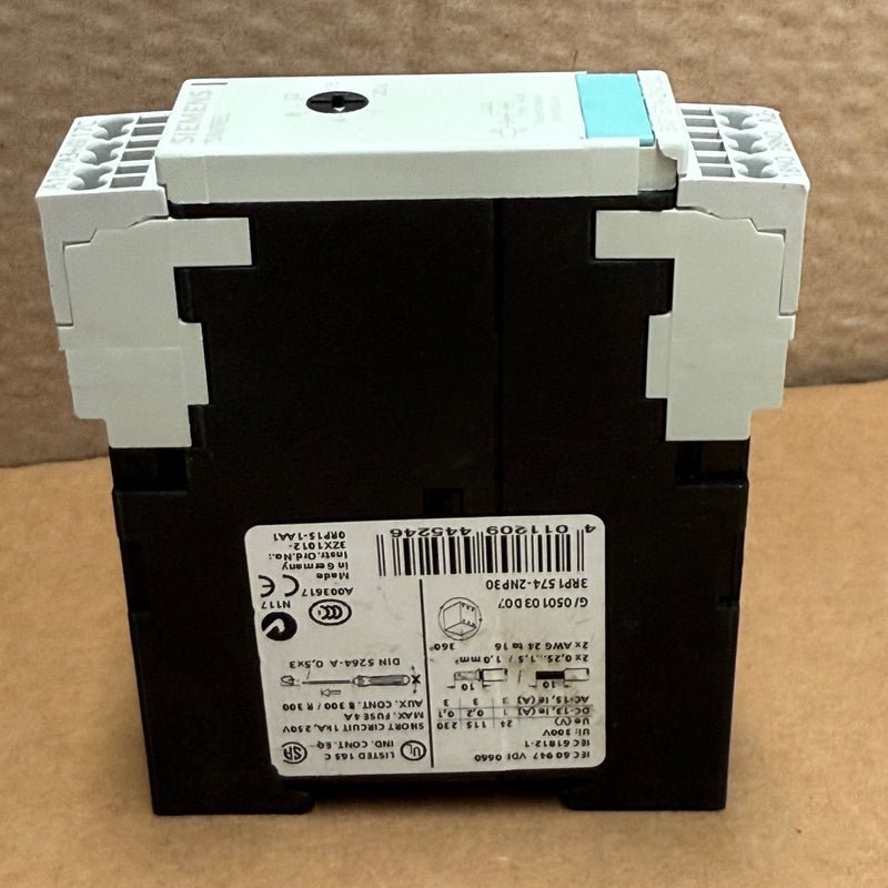 Siemens – 3RP1574-2NP30 – Electronic Multifunction Timing Relay