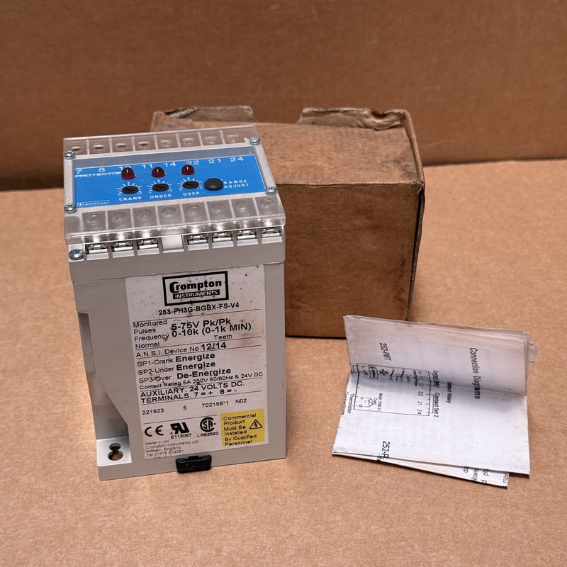 Crompton – 253-PH3G-BGBX-FS-V4 – Protector Trip Relay