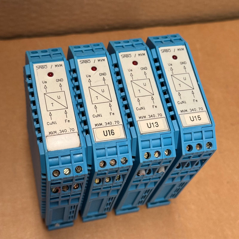 Sabo – MVM.340.70 – Measuring Amplifier Module / Heater Amp Relay / Safety Relay