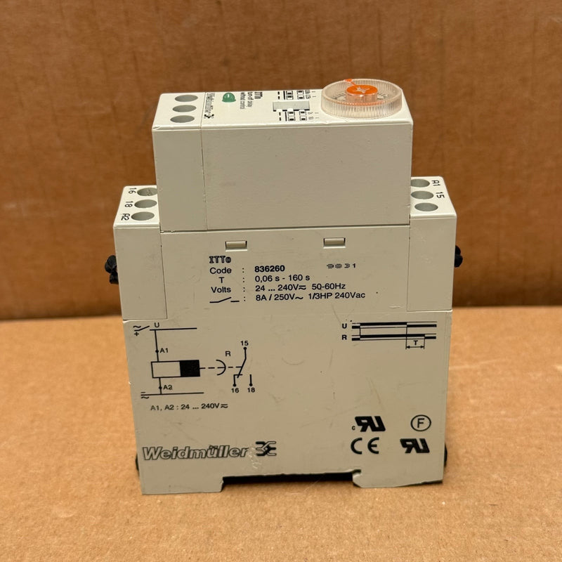 Weidmüller – 8362600000 / 836260 – Electronic Timer Unit (Turn-Off Delay)