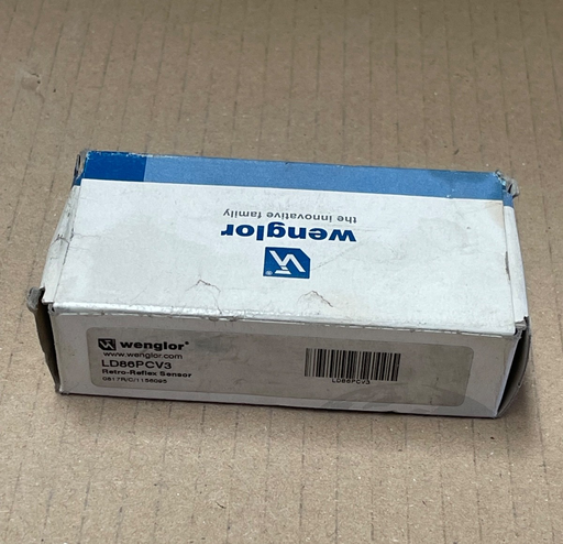 Wenglor – LD86PCV3 – Retro‑Reflex Photoelectric Sensor 10‑30 V DC PNP