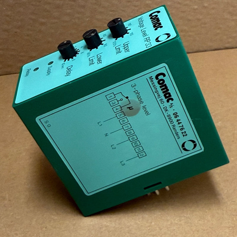 Comac – XP33-1-3-380-002 – Voltage Level RP33 3-Phase Monitoring Relay