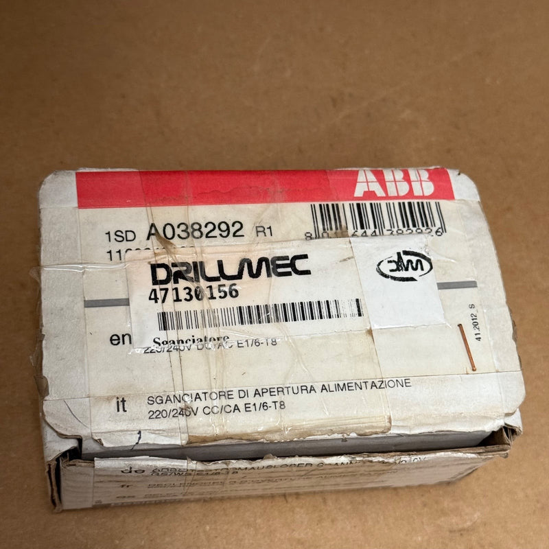 ABB – 1SDA038292R1 – SACE Emax / Tmax T8 Shunt Opening Release (220/240V AC/DC)