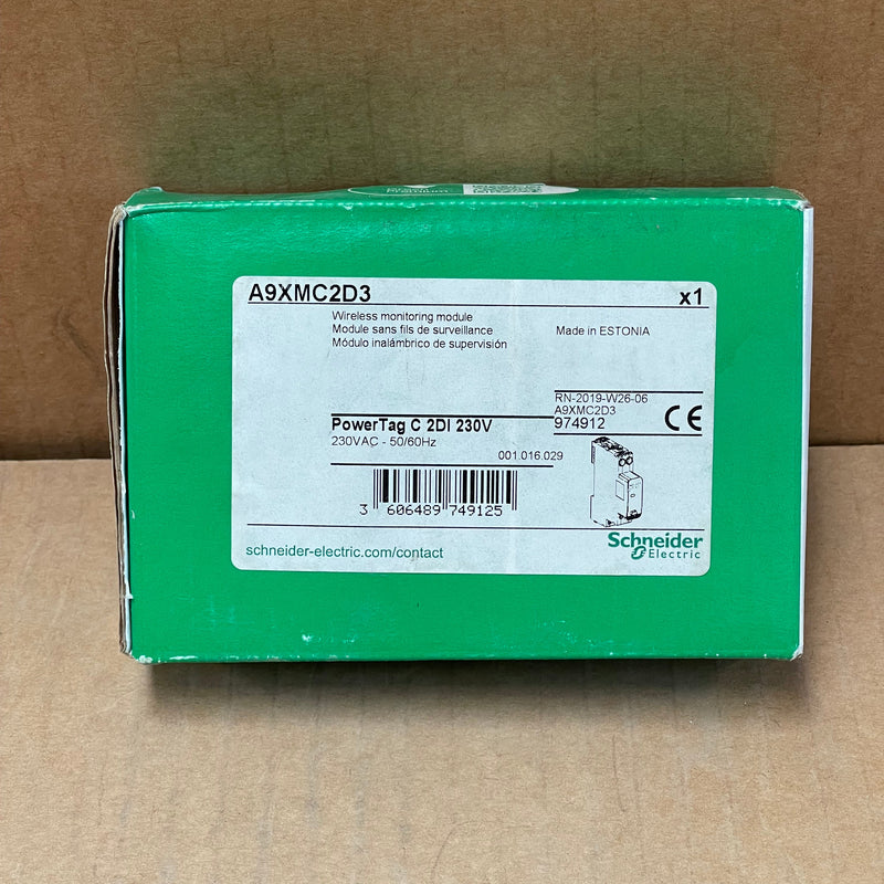 Schneider Electric PowerTag C 2DI 230V A9XMC2D3 Wireless Monitoring Module