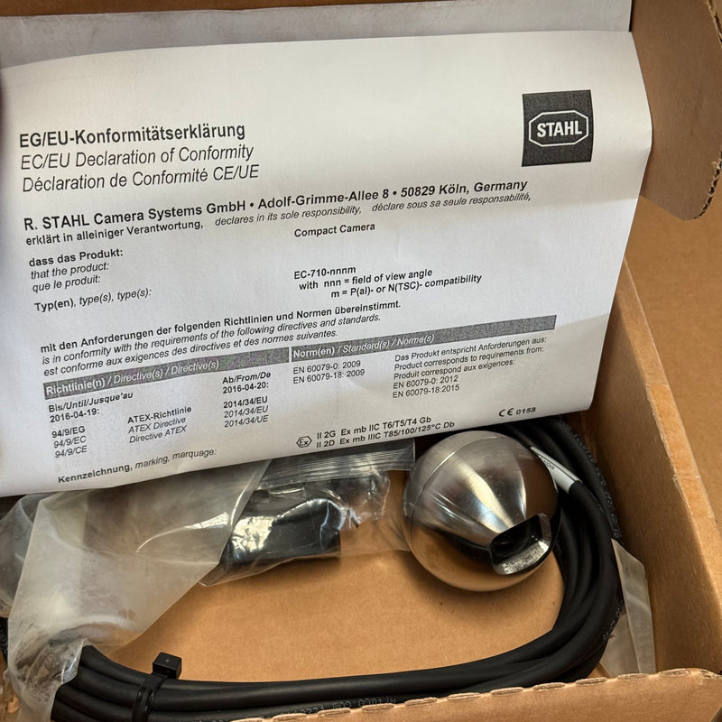 R. STAHL – EC-710-081P (0181280) – Explosion-Proof Analogue Compact Camera