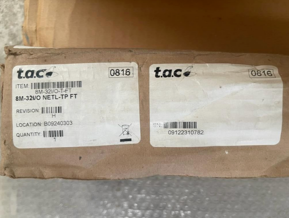 t.a.c 8M-32I/O-T-FT